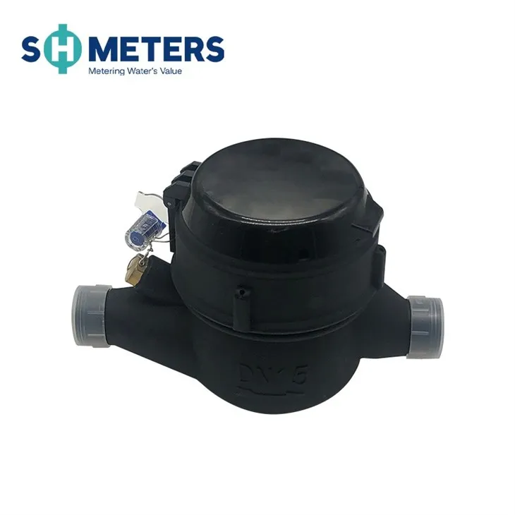 Dry Cold Type Multi-Jet Plastic Water Meter Iso 4064 Pulse Water Meter