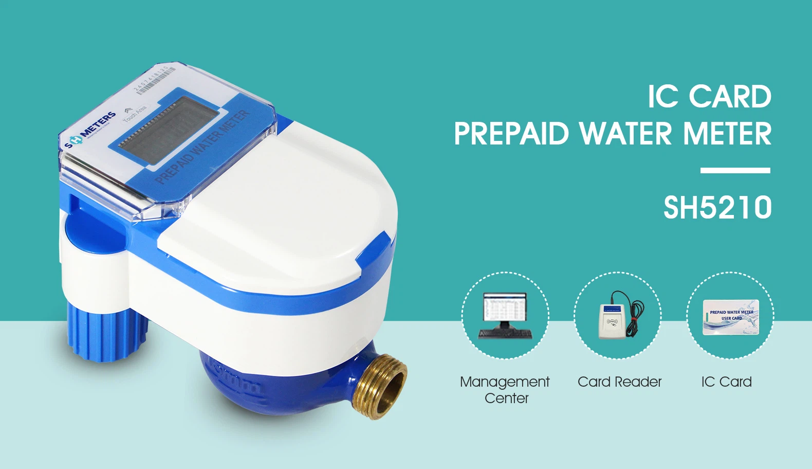 IC card prepaid water meter IC card prepaid water meter